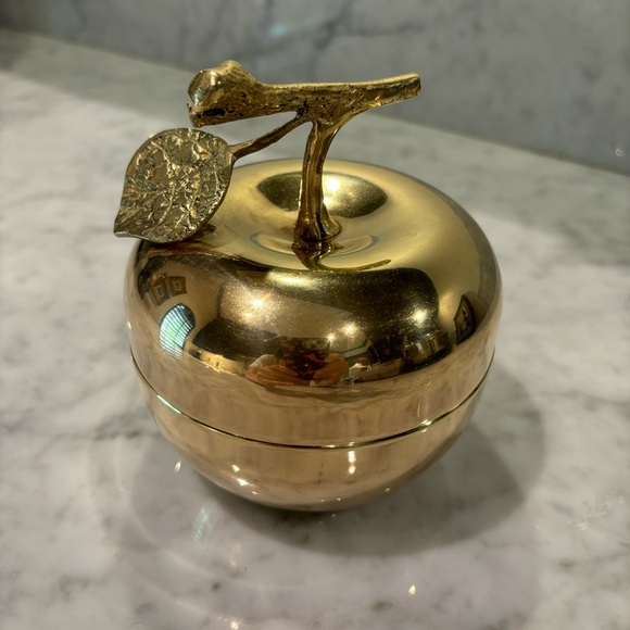 Other - Brass Apple Box - Vintage